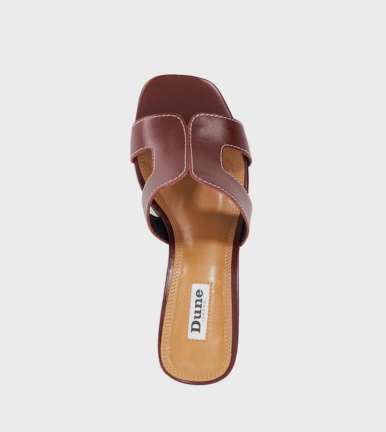 JUPE H-Strap Block Heel Sandals