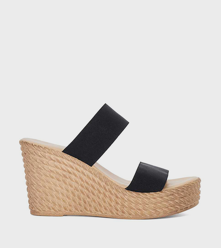 KASON Open Toe Wedge Sandals
