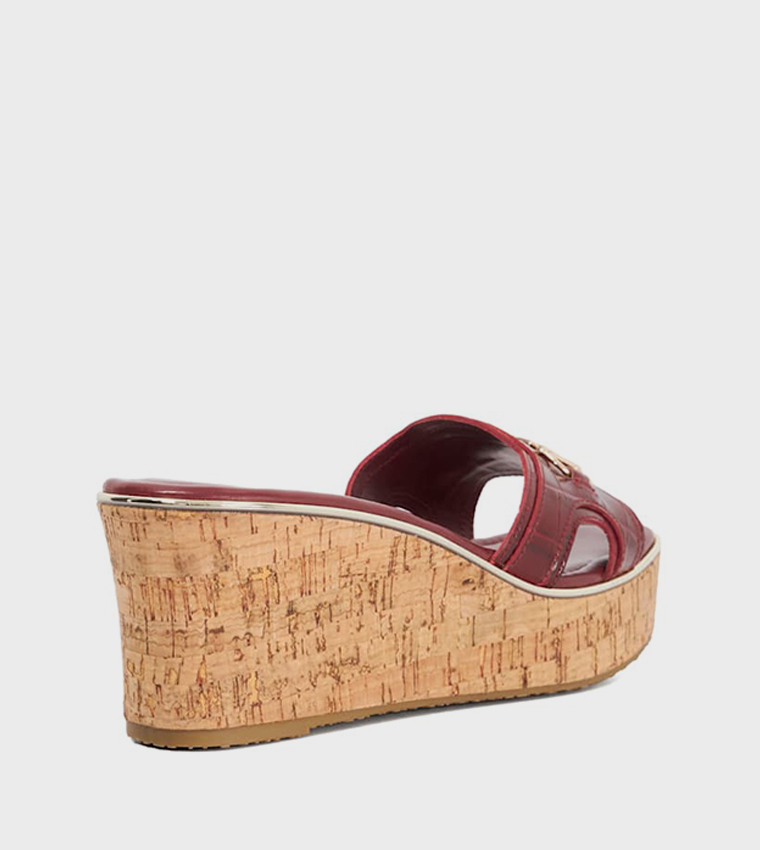 KINDLY Metal Detail Snaffle Wedges