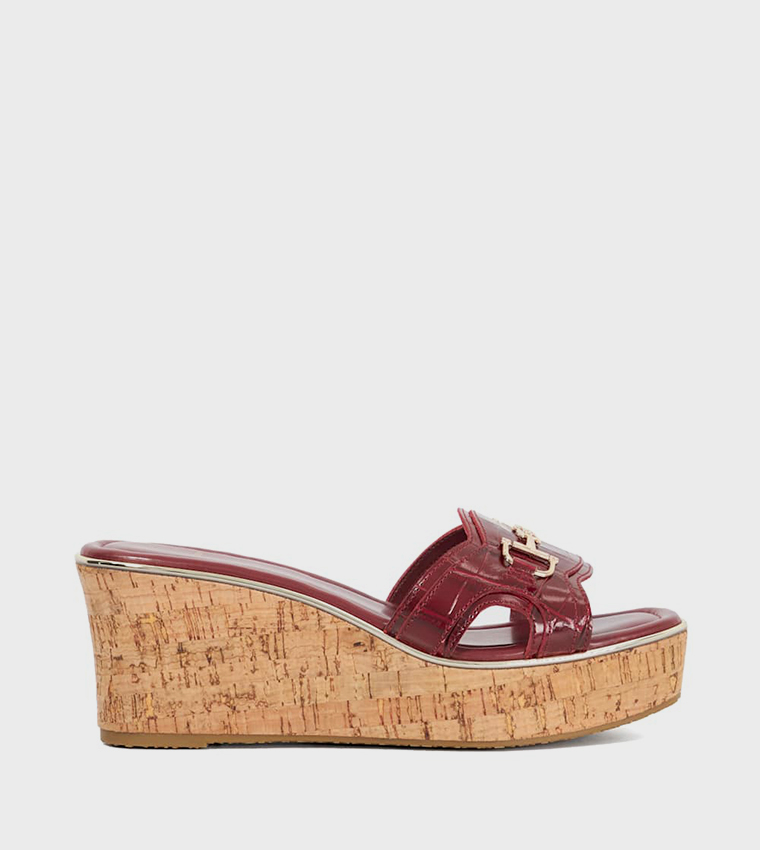 KINDLY Metal Detail Snaffle Wedges