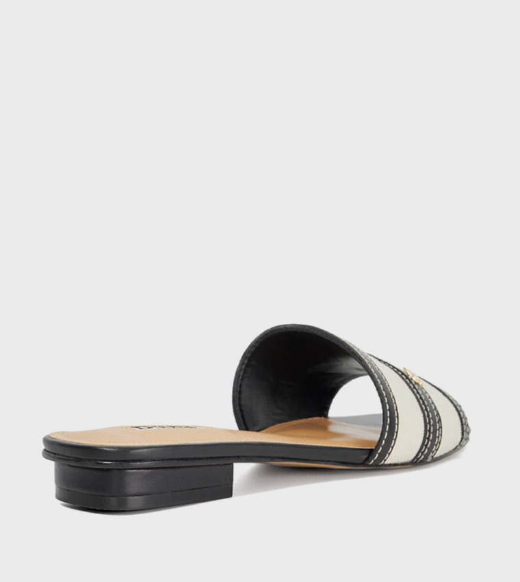 LORENZO Color Block Flat Sandals