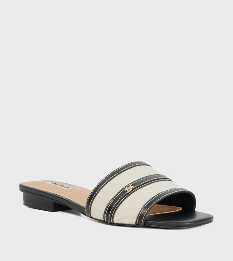 LORENZO Color Block Flat Sandals