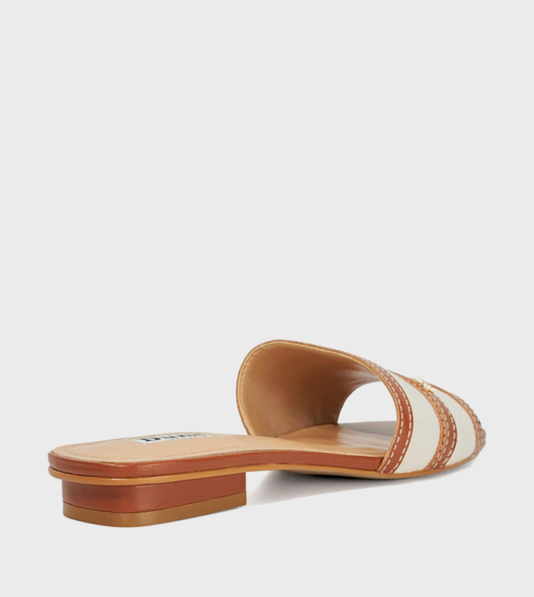 LORENZO Color Block Flat Sandals