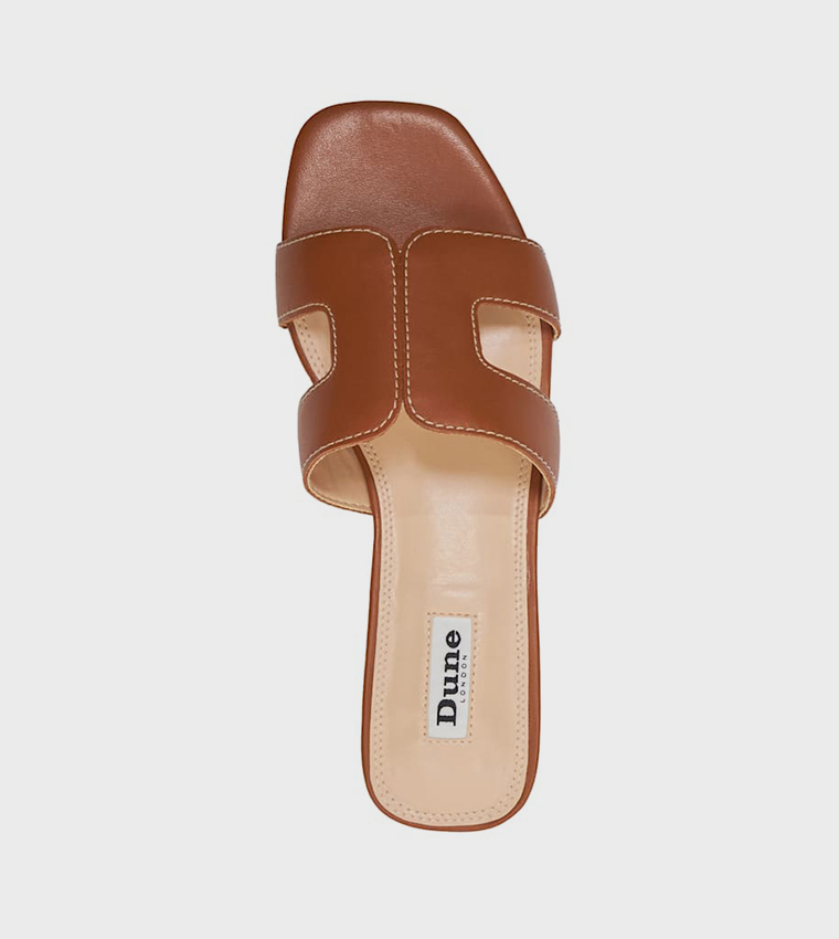 LOUPE Cut-Out Slide Sandals