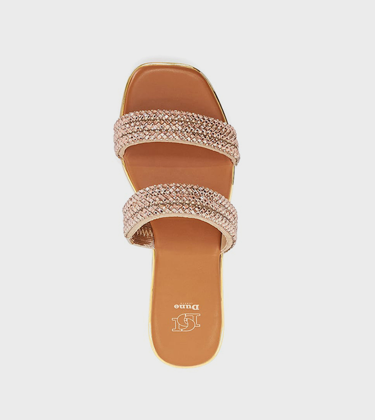 LOVET Embellished Flat Sandals