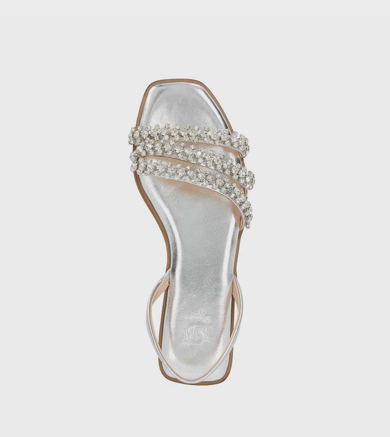 LUCA Embellished Flat Sandals