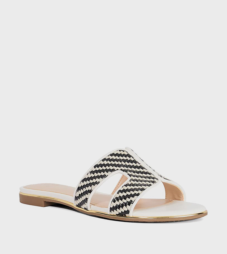LUDLOWS Braided Flat Sandals