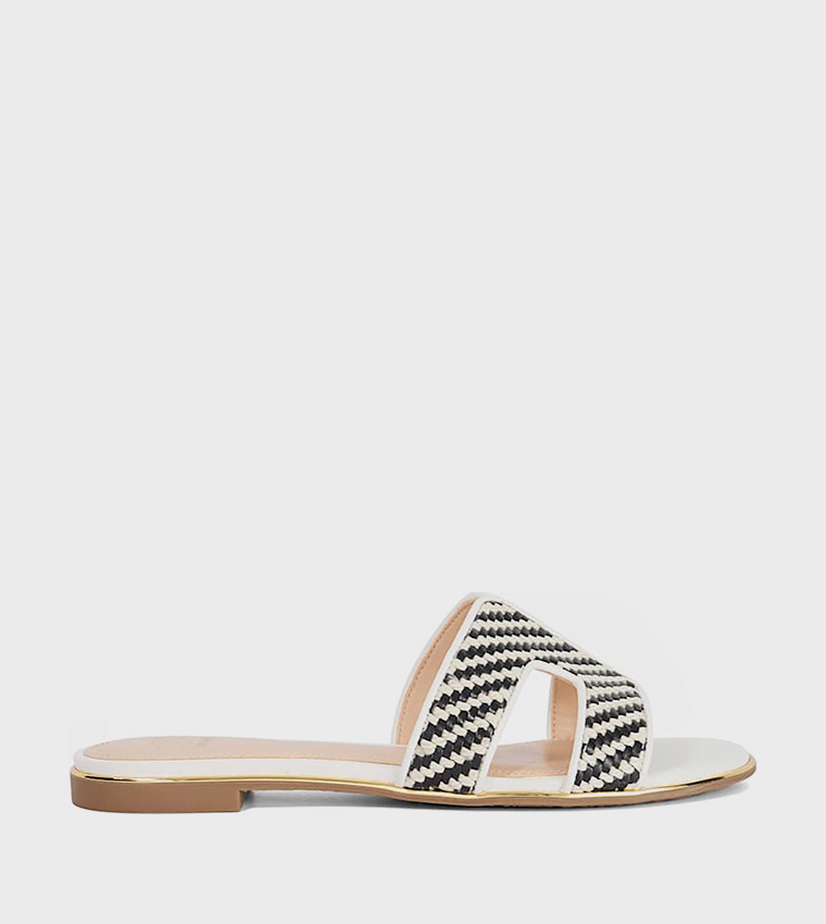 LUDLOWS Braided Flat Sandals