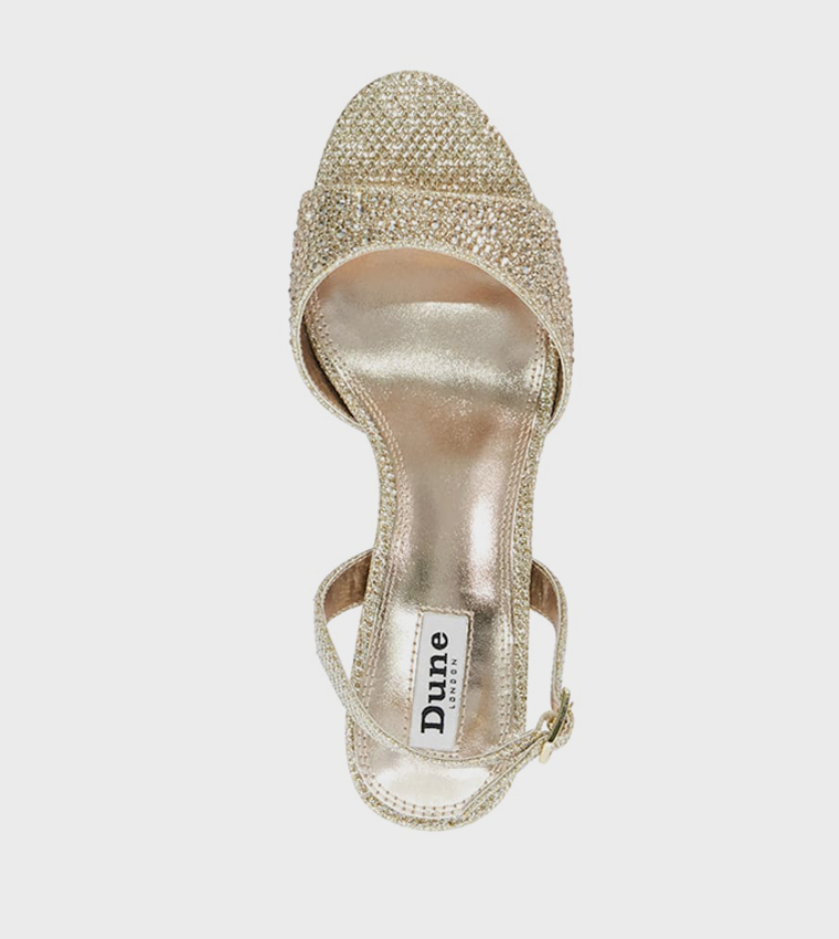 MADELINNIE Embellished Heel Sandals