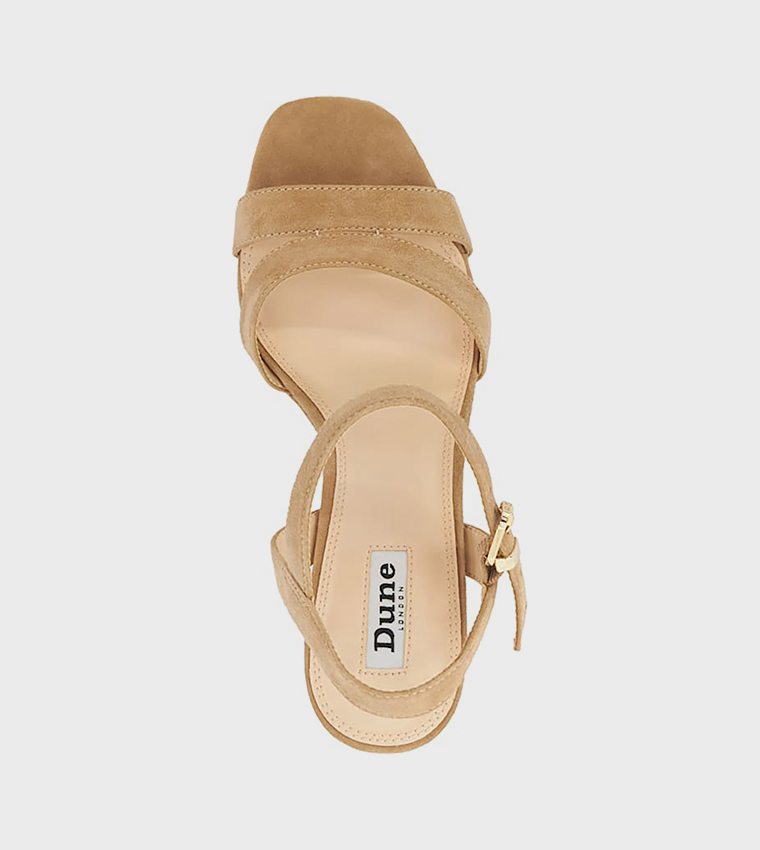 MANIFESTING Ankle Strap Block Heel Sandals