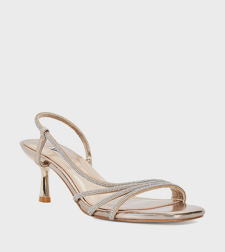 MATILDAS Embellished Slingback Heel Sandals