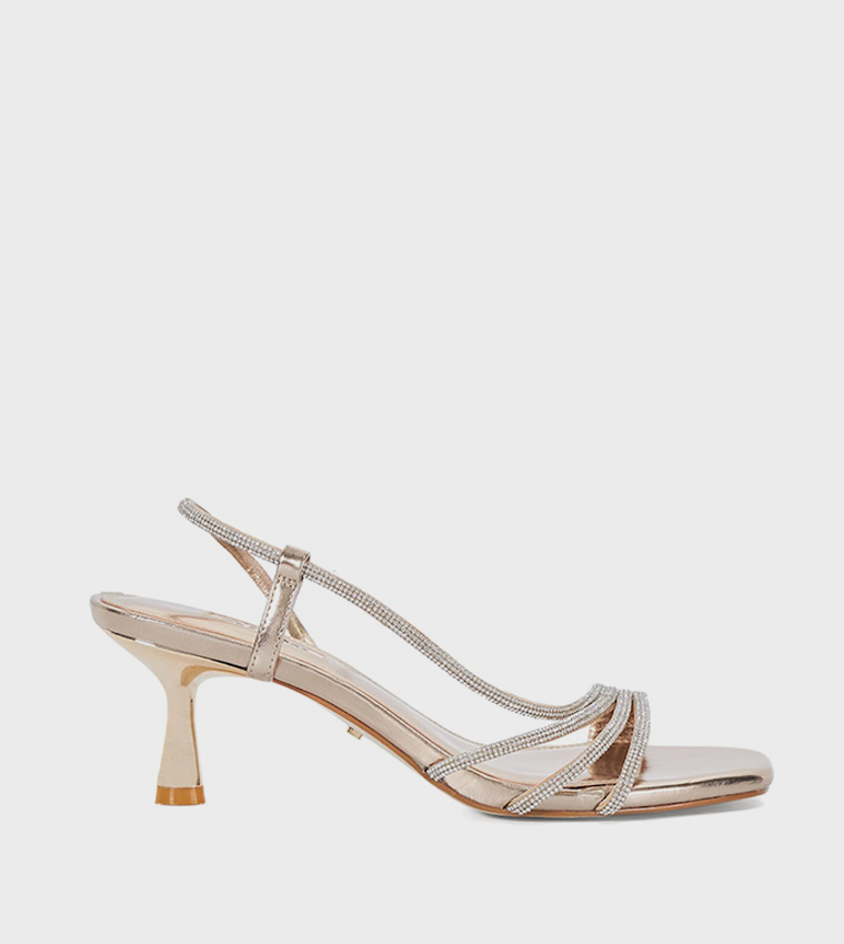 MATILDAS Embellished Slingback Heel Sandals
