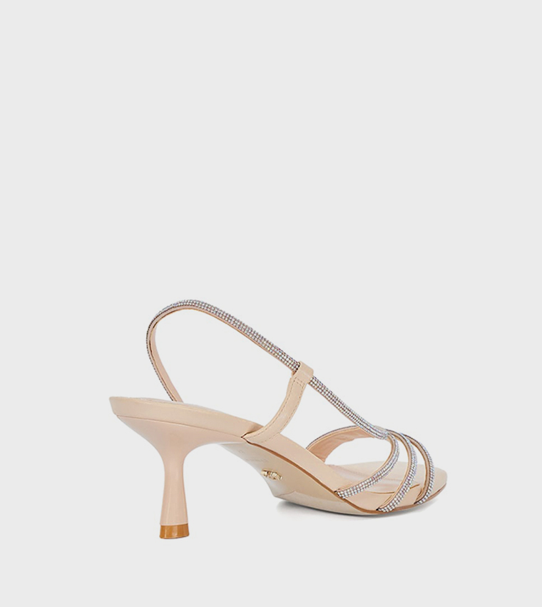 MATILDAS Embellished Slingback Heel Sandals