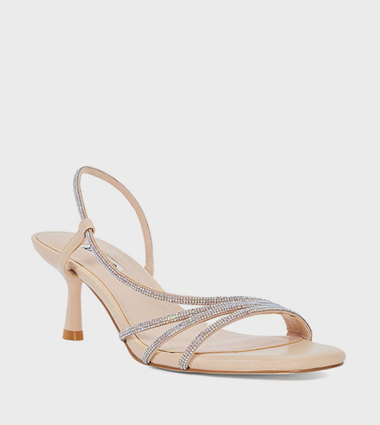 MATILDAS Embellished Slingback Heel Sandals