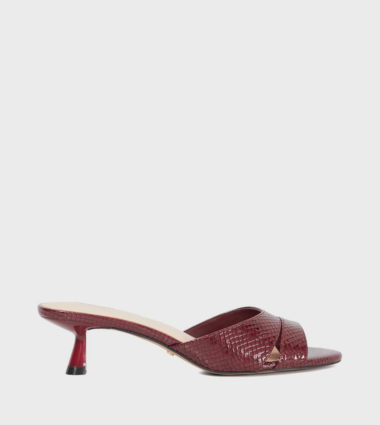 MIAH Textured Heeled Sandals