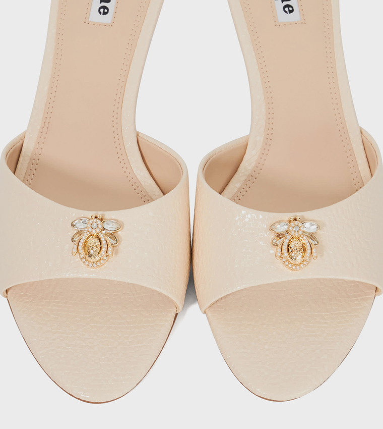MILLY Embellished Heeled Sandals
