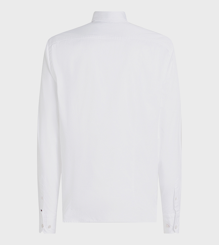 Solid Long Sleeves Twill Shirt