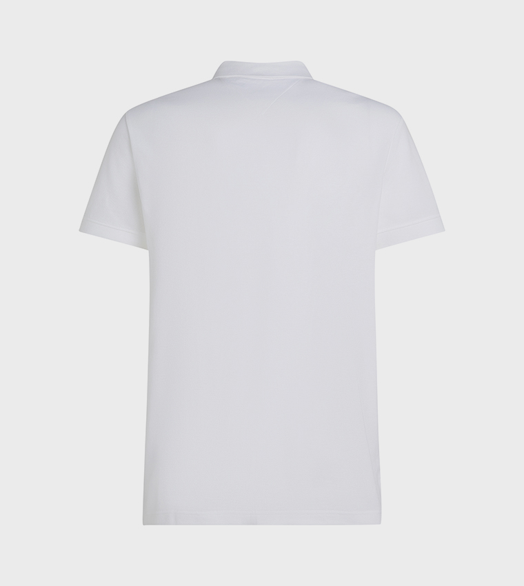 Monotype Detail Short Sleeves Polo T-Shirt