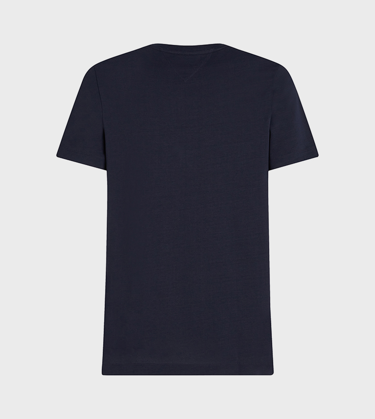 Logo Embroidered Crew Neck T-Shirt