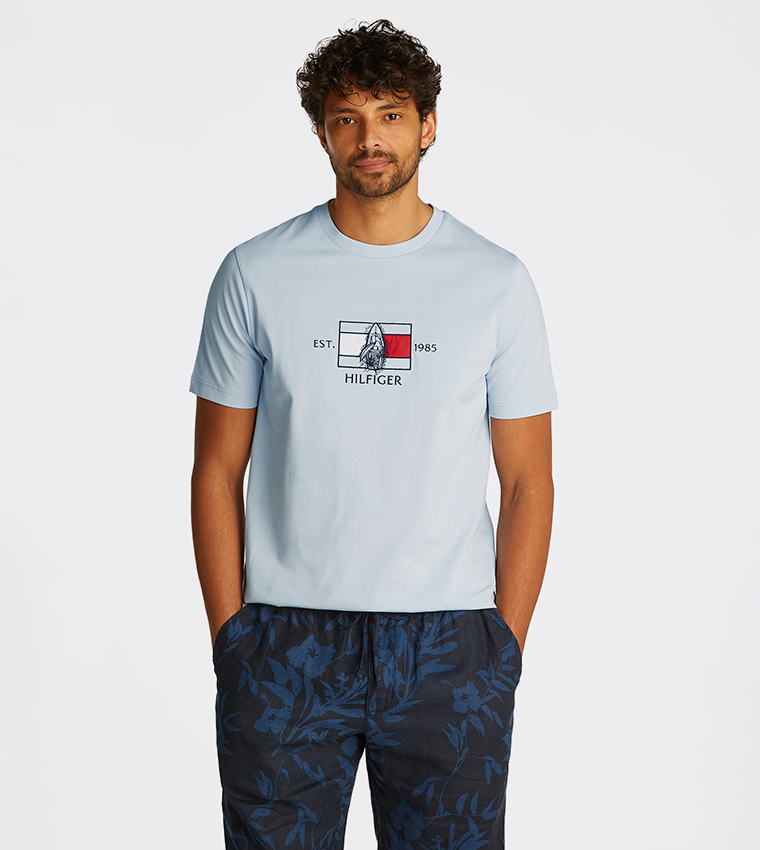 Logo Printed Crew Neck T-Shirt