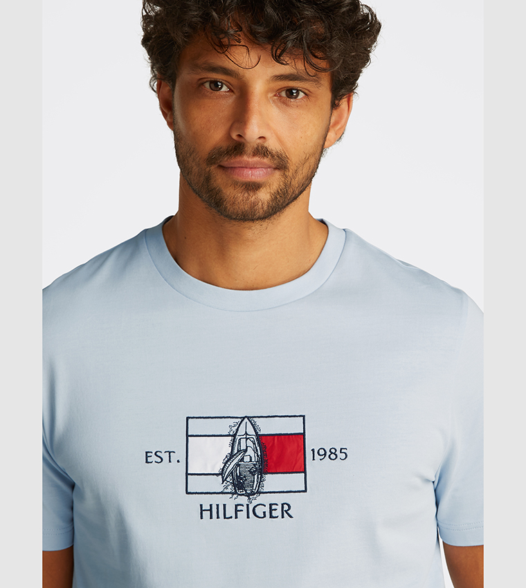 Logo Printed Crew Neck T-Shirt