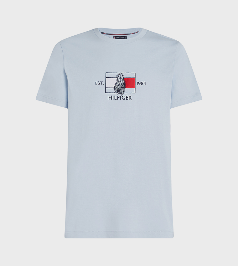 Logo Printed Crew Neck T-Shirt