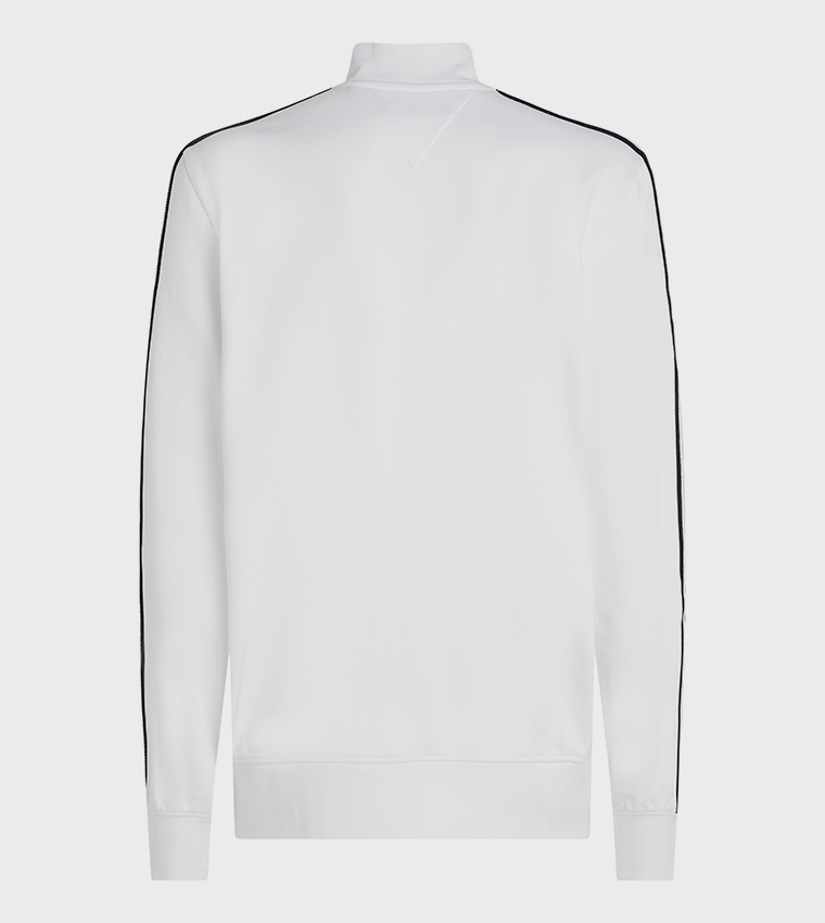 Stripe Detail Zip-Through Jacket