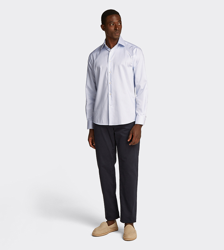 Logo Detail Long Sleeves Flex Shirt