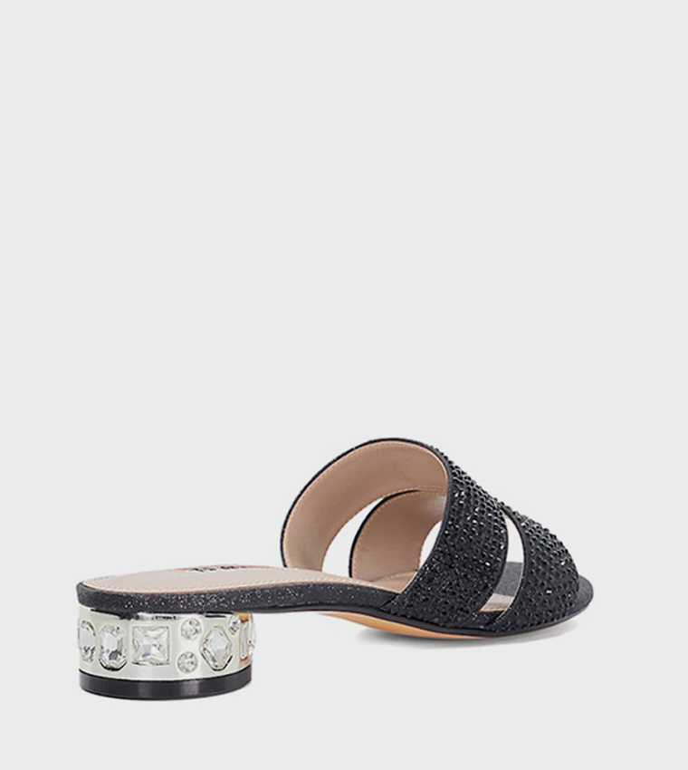 NETTIE Embellished Low Heel Sandals
