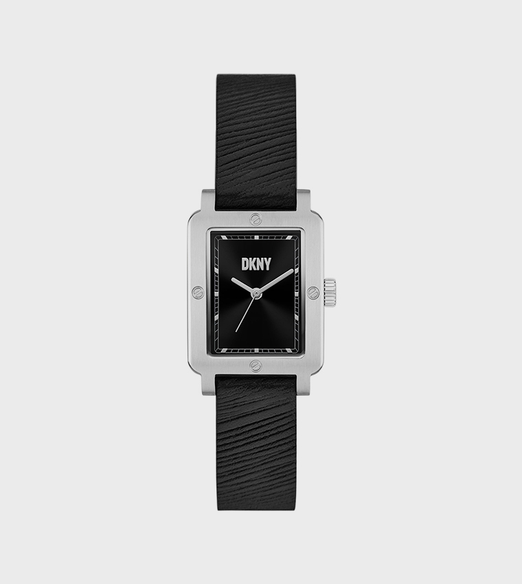 CITY RIVET Black Dial Analog Watch