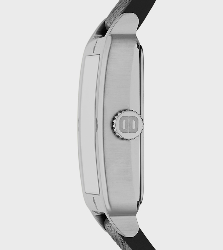 CITY RIVET Black Dial Analog Watch
