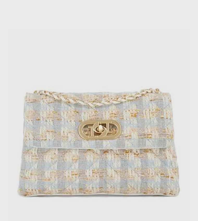 REGENT Patterned Flap Shoulder Bag