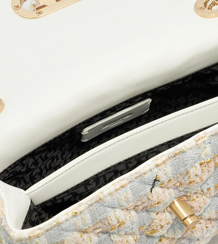 REGENT Patterned Flap Shoulder Bag