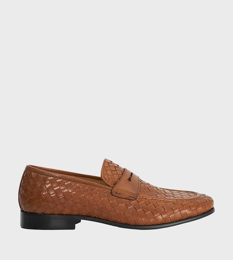 SALAMAN Textured Loafers