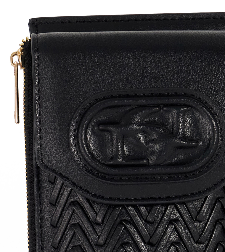 SAMELY Braided Flap Phone Crossbody Bag