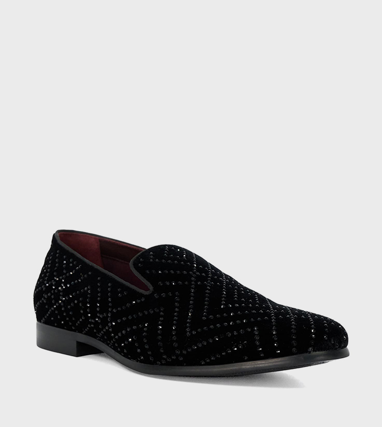 SEBASTIEN Embellished Loafers