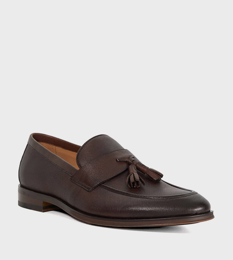 SHOWMAN Textured Loafers