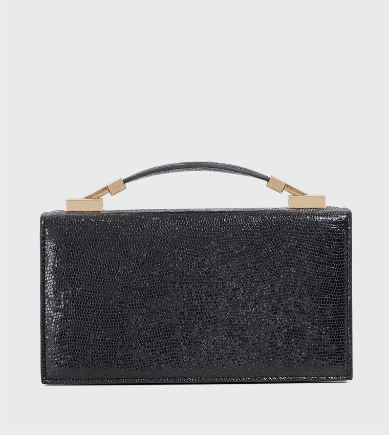 SKILLED Textured Top Handle Crossbody Bag