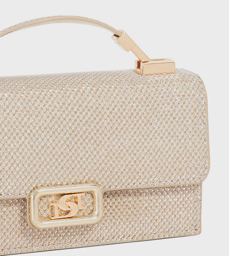 SKILLED Textured Top Handle Crossbody Bag