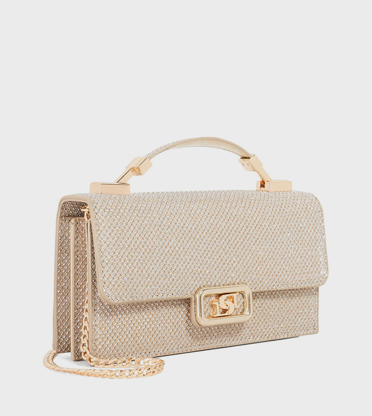 SKILLED Textured Top Handle Crossbody Bag