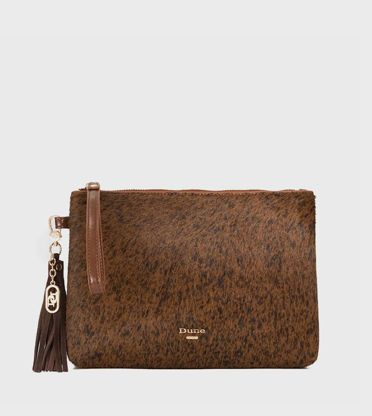 SLEIGH Logo Detail Wristlet