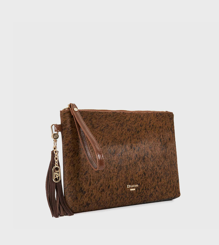 SLEIGH Logo Detail Wristlet