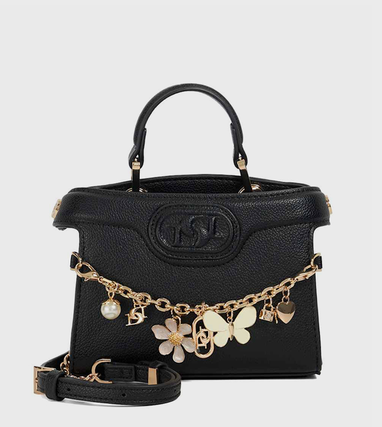 SLIGHT Embellished Top-Handle Bag