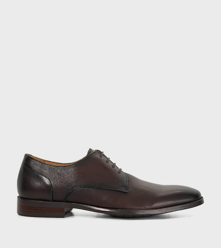 SOLE Textured Lace-Up Formal Shoes