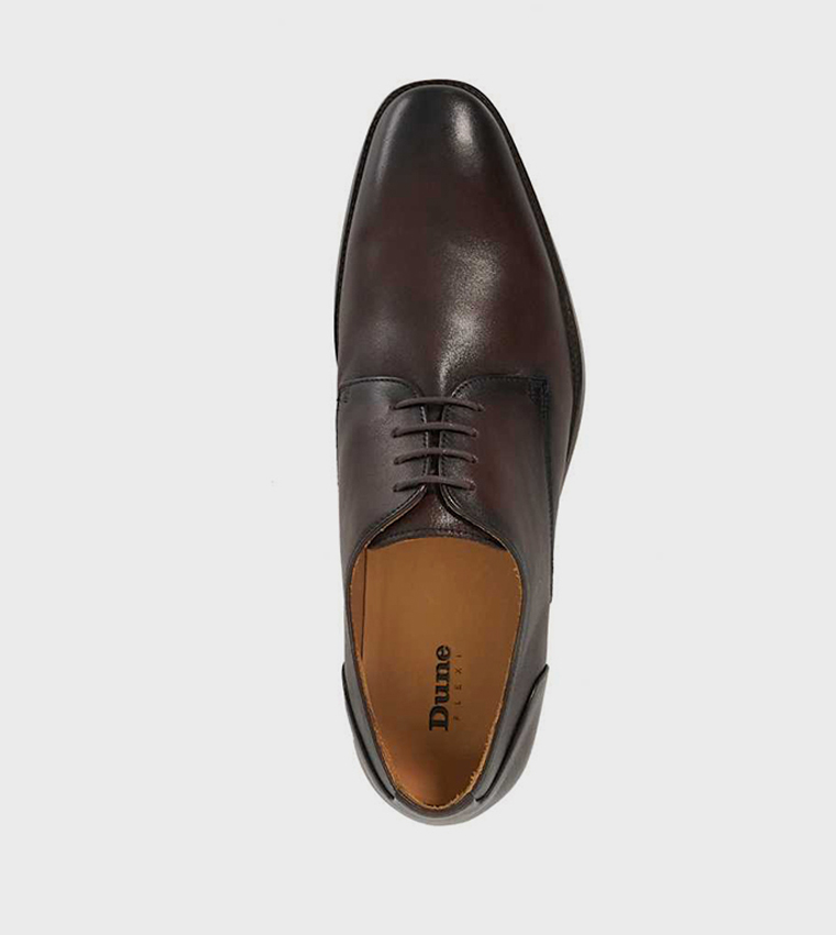 SOLE Textured Lace-Up Formal Shoes