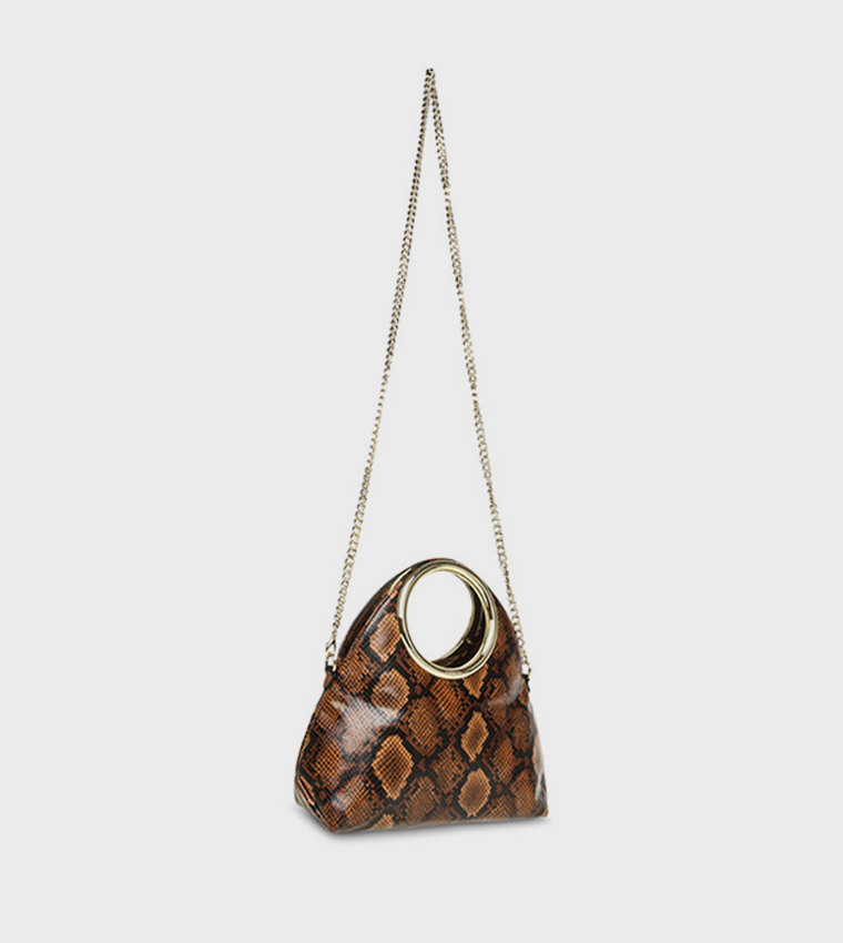 BFIORA-E Snakeprint Handheld Bag