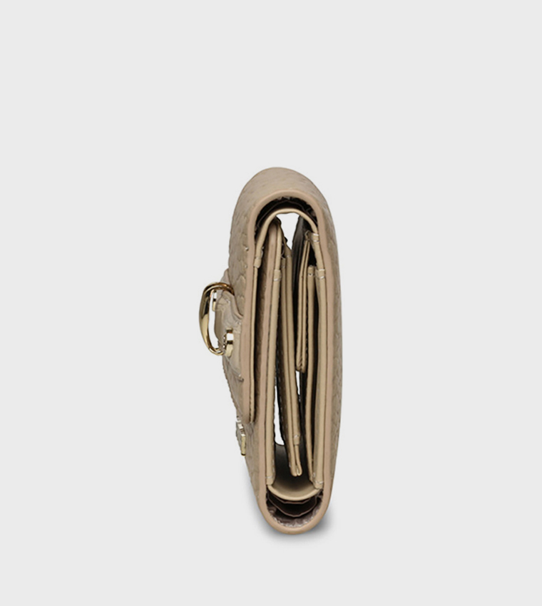 BTUNIS Metal Accent Tri-Fold Wallet