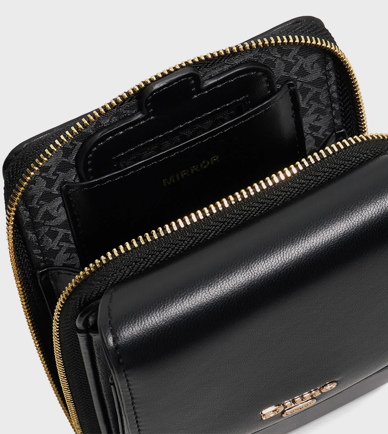 SUNRISE Logo Detail Phone Crossbody Bag