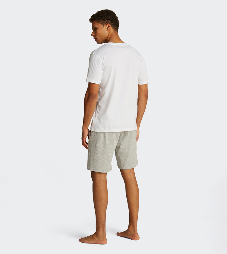 3-Pack Logo Detail Crew Neck Sleep Tops