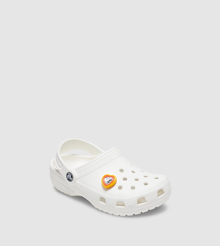 Yellow crocs with discount jibbitz